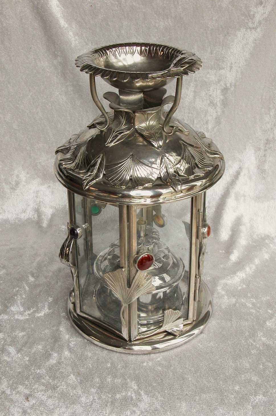 Frühlingsduftlampe duftlampe handarbeit unikat metall