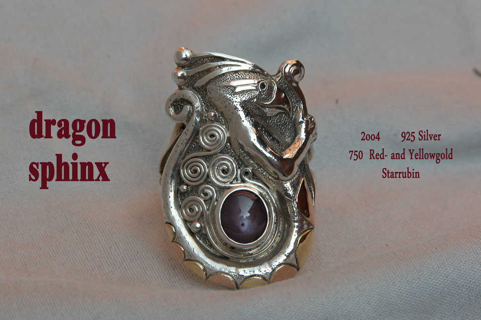 Dragon Sphinx Ring